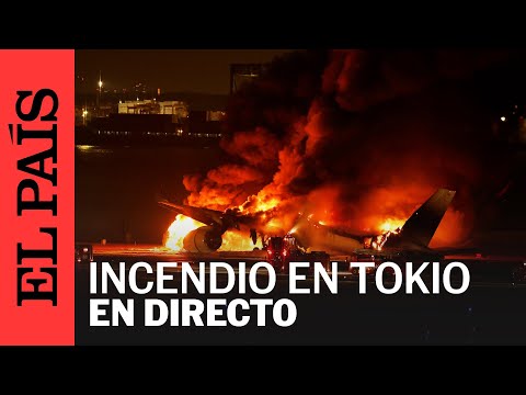 DIRECTO | Incendio de un avión A350 de Japan Airlines en el aeropuerto de Tokio | EL PAÍS
