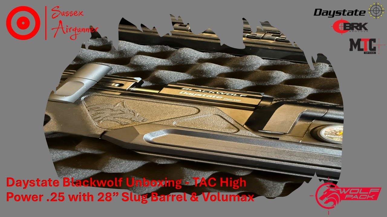 Daystate Blackwolf — распаковка TAC High Power .25 с 28-дюймовым стволом Slug и Volumax