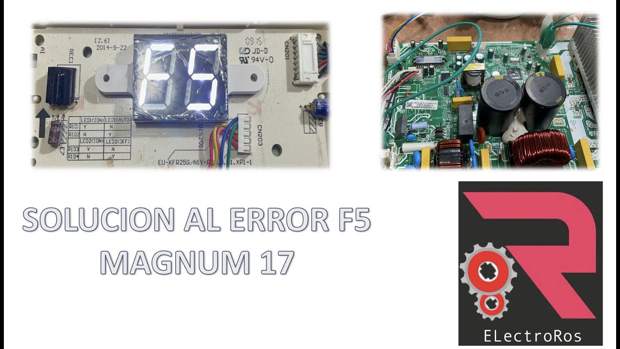 F5 ERROR FAN CONDENSADOR YouTube
