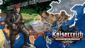 HOI4 Kaiserreich Asian Front Timelapse 0.10 China Update 1936 - 1945 (Hearts of Iron 4)