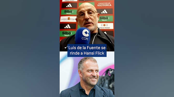 Luis de la Fuente destaca el trabajo de Flick en el Barça | El Partidazo de COPE