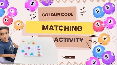 Colour code matching activity || brain boosting activity ||  #activity   #adventuresoframin