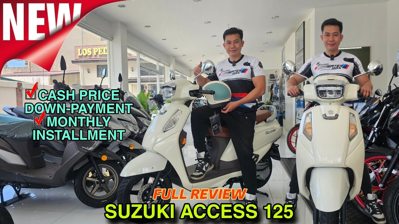 Suzuki Access 125 Standard Version Pearl Grace White