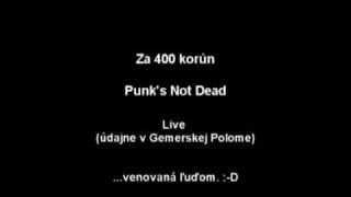 Video-Miniaturansicht von „Za 400 korún - Punk's Not Dead“