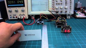 [LK임베디드]Atmega128 DEV보드로 초음파센서(HC-SR04)와 FND 동작