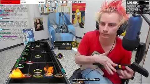 WORLD RECORD ~ THROUGH THE FIRE AND FLAMES 200% SPEED 413 NOTE STREAK