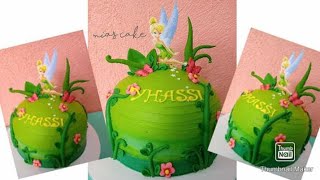 Tinkerbell themed cake// amazing cake design
