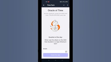 When was the attack on the DAO that resulted in a major Ethereum fork? # Time Farm 4 August  2024
