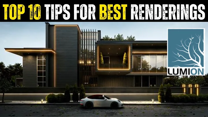 10 Tips for Lumion best Renderings | Lumion Rendering Tips