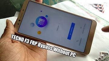 TECNO F3 FRP Bypass Without PC | Tecno POP 1 Pro FRP Unlock