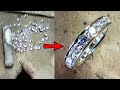 Custom Zircon Cubic Ring Silver Engagement-How It&#39;s Made Jewelry