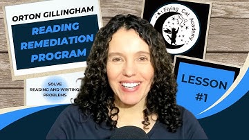 Lesson 1 - reading remediation lesson using the Orton Gillingham method from the Flying Cat Academy