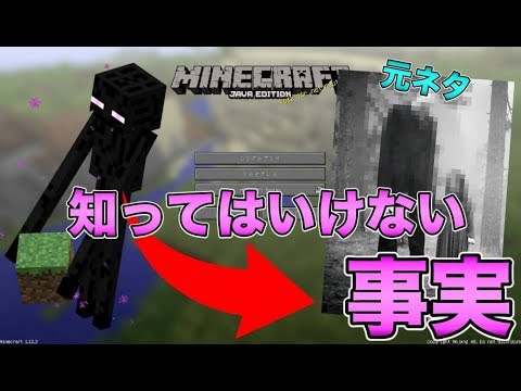 マインクラフト 衝撃 エンダーマンに隠された真実 Youtube