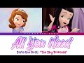 All you need color coded lyrics  sofia the first the shy princess  zietastic zone