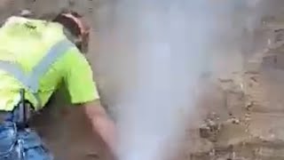 CITY LOCATES WRONG WATER-MAIN CAUSING NEAR DISASTER!!  | + HOT TAP |