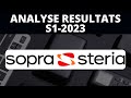 Bourse  sopra steria group  analyse resultats s1 2023