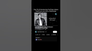 Day 10 of introducing YouTube videos that’ll turn you into a Pathfinder 🚀