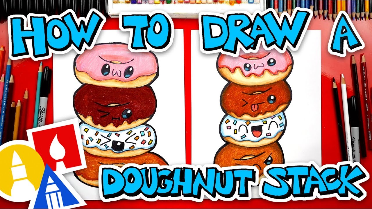 How To Draw A Doughnut Stack -   Art for kids hub, Art hub, Art  lessons for kids