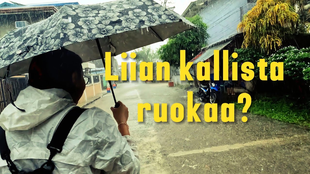 Taifuuni tulossa päälle.