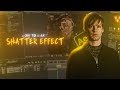 Shatter effect Tutorial | Glass breaking transition - After effects 