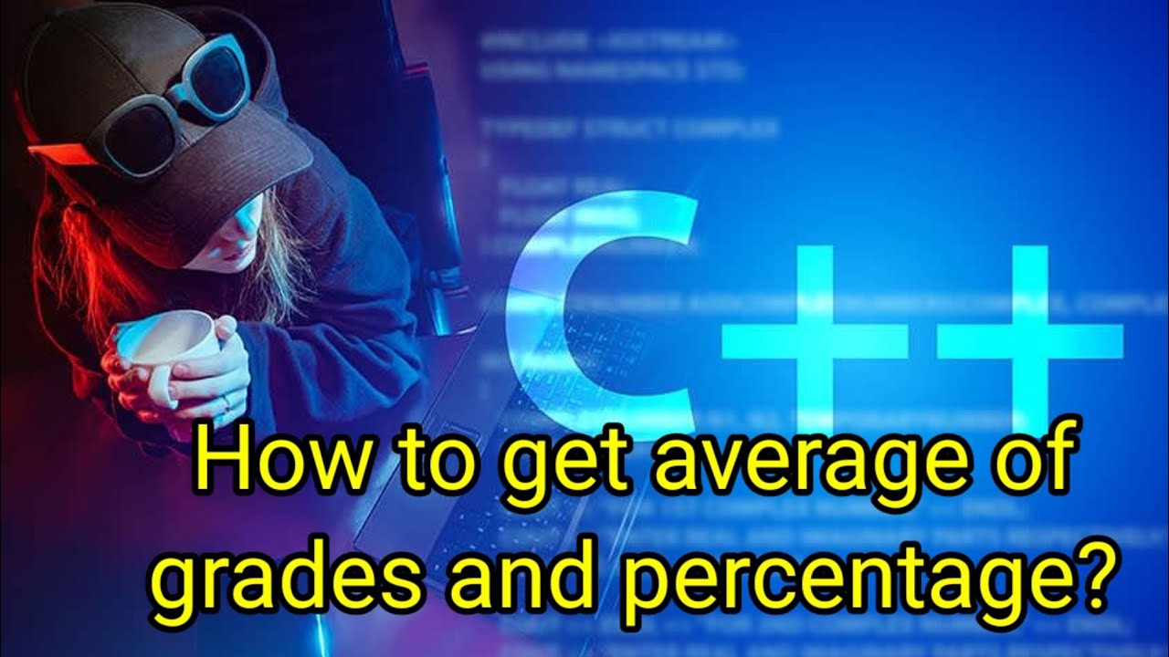 Average of 5 subjects and find percentage in C++ Programming - YouTube