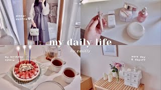 : living every day happily and cherishing | my 30th birthday date grwm, delicious foods