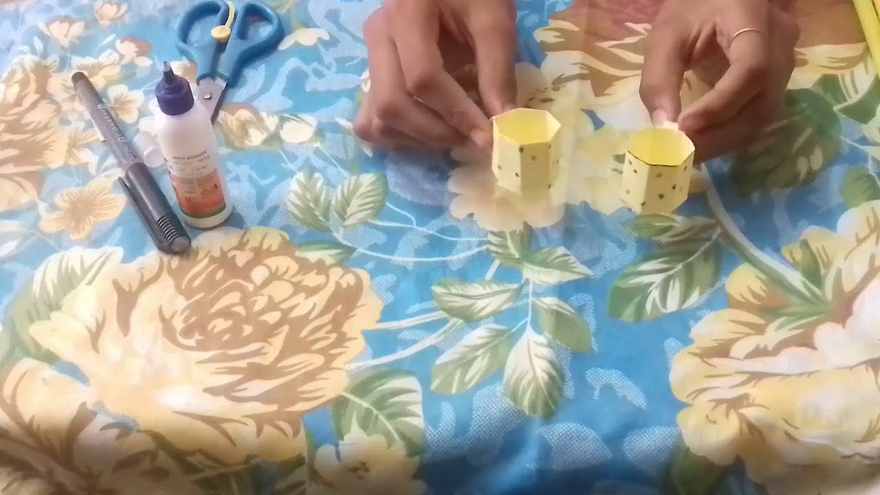 How to make paper cup || पेपर कप कैसे बनाएँ || In Hindi || Step-by-step ...
