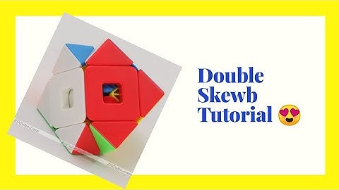 Moyu Double Skewb Tutorial 😍