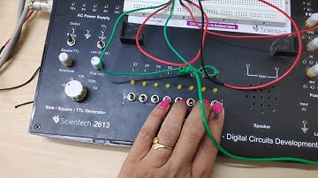 Binary to Grey code converter using breadboard & IC 7486