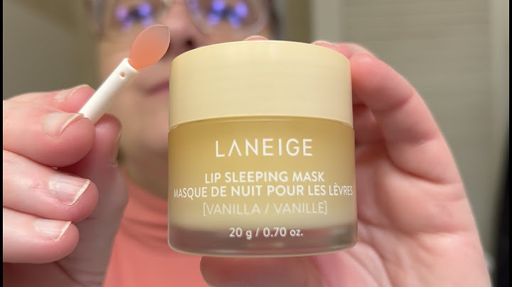 Laneige lip sleeping mask review vanilla năm 2024
