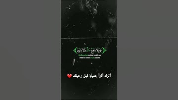 صلوا على النبي اللهم صلي وسلم عليه #قرآن كريم #قرآن راحه نفسيه#Quran #تلاوة #خشوع #Peace