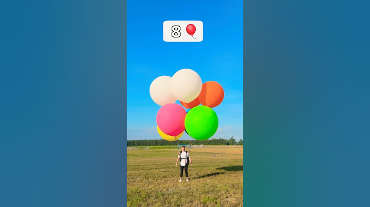 How Many Balloons Does It Take To Fly?