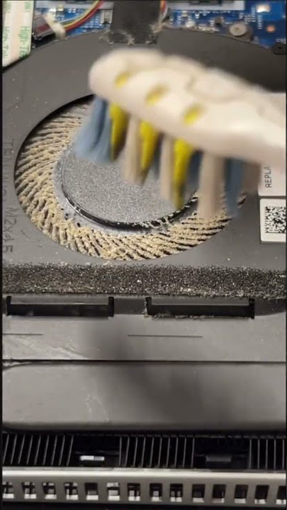 Cleaning out a dusty #laptop always feels so rewarding. Highly recommended #techtips #diy #computer