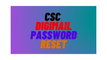Digimail Password  Reset  CSC | VLE | Login Problem | Hindi
