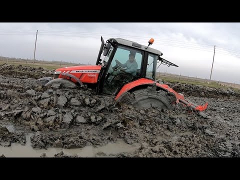 YİNE BATTIK ! MASSEY FERGUSON ÇAMURA SAPLANDI , ZOR ZAHMET ÇIKARDIK