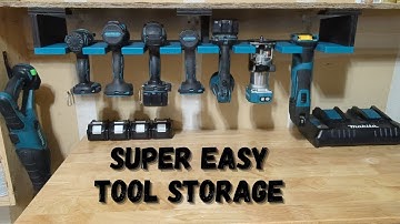 Super Easy Cordless Tool Storage | Makita