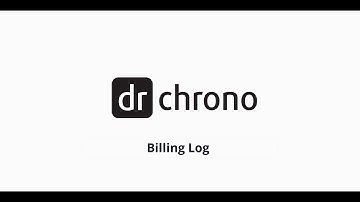 Training: DrChrono Billing | Billing Log