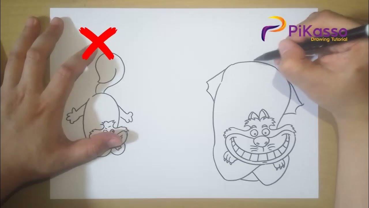 Cat from Alice in Wonderland Tutorial