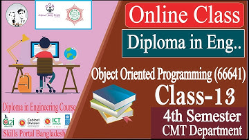 Object Oriented Programming (66641) Class 13 | 4th CMT Department | Skills Portal Bangladesh