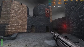Return to Castle Wolfenstein Screen Space Ray Tracing GI 1440p + GTX 1070ti