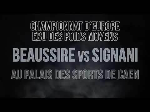 SPORTMAG - Teaser Championnat d'Europe EBU poids moyens : Beaussire - Signani