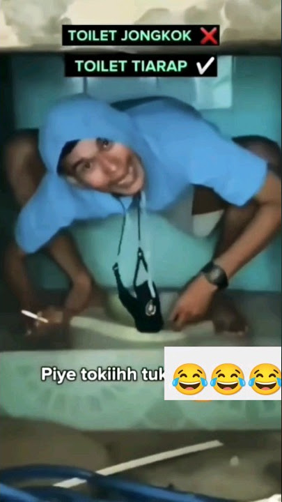 Toilet mode tiarap 😂😂😂 #lucu #funny #popular #viral #shorts
