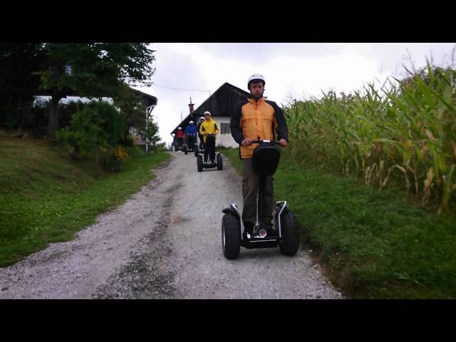 mit dem Segway mitten ins Herz