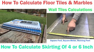 How To Calculate Flooring Area | Wall Tiles | Marble Flooring | Skirting