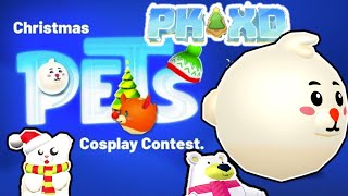 CHRISTMAS COSPLAY CONTEST AND GOT FREE POLAR BEAR PK XD COMPETITION PKXDCHRISTMASPET