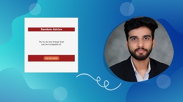 Advice App with API using Vanilla JavaScript