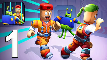 Prison Escape: Parkour Space - Gameplay Walkthrough Part 1 - Space Prison Obby (Android, iOS)