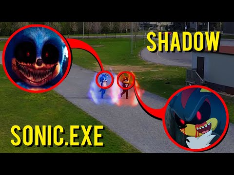 DRONE CATCHES SONIC.EXE