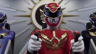 Tensou Sentai Goseiger Epic 38th Alice VS Gosei Knight in the Train Scene