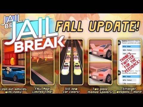 Roblox Jailbreak Fall Update New Fall Map Car Colors Spoilers - twitter ant roblox jailbreak